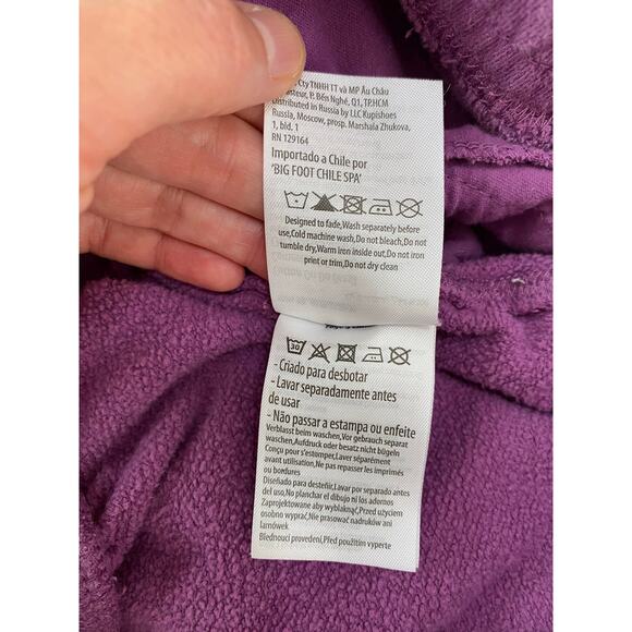 Cotton On Garments Women's Size L Purple Heavyweight Drawstring Sweatpants - Picture 6 of 6